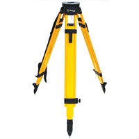 SitePro Fiberglass Heavy Duty Tripod, with Dual Clamp, Black