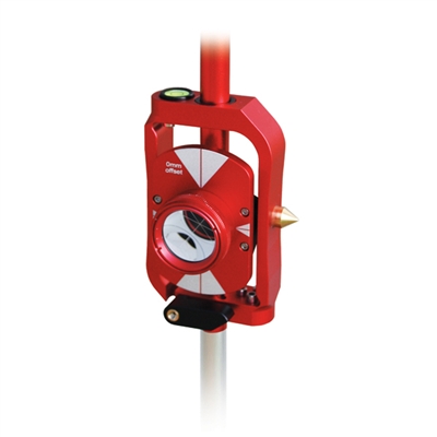 Site Pro Mini Prism Sliding Pole System, Red