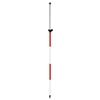 SitePro 8' Twist-Lock Prism Pole with Dual Graduation & Adjustable Top