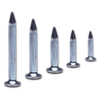 SitePro Masonry Nail, 1-1/4-in (31.8mm), cadium plated, center punch and magnetized
