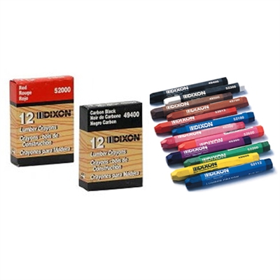 Dixon Lumber Crayon Yellow (12 per box)