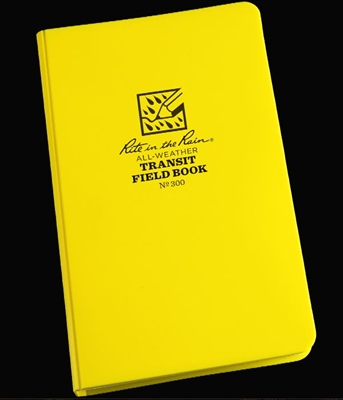 Sokkia Transit Book Rite in Rain #300 (4-5/8 x 7 in.) Rite-In-The-RainÂ® Weatherproof Field Books