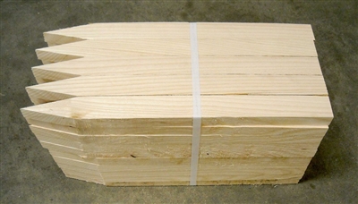 24 INCH FLATS, HARDWOOD, (1" X 2" X 24") 25 PER BUNDLE, LIGHT, SMOOTH, KILN DRIED